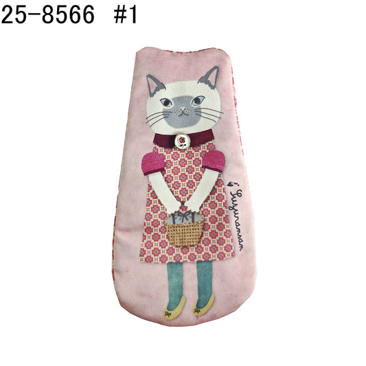 日本JP直送 Parlor Suzurando 緞面模切收納袋（貓咪款式）  {11月30截單;預計10-14工作天發貨｝