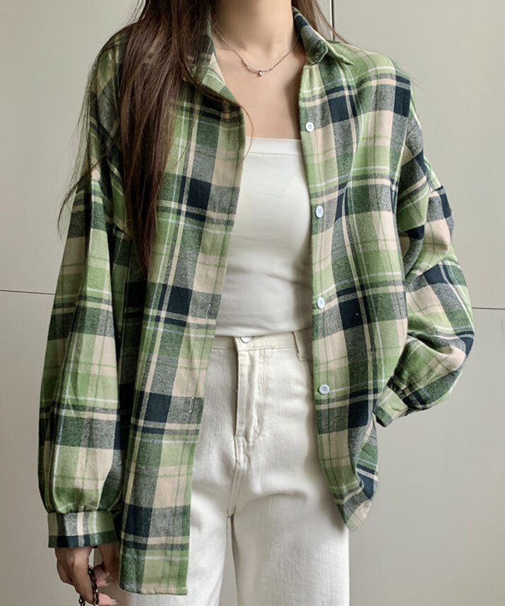 日本JP直送  襯衫《法式格紋襯衫，7色可選》{11月30截單;預計10-14工作天發貨｝