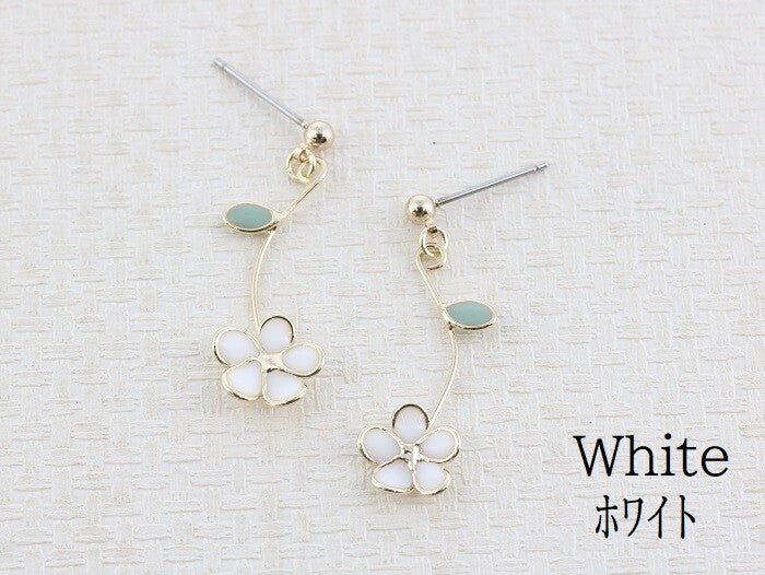 曰本JP直送  [鈦金耳環] 小花朵耳環｛11月30截單;預計10-14工作天發貨｝
