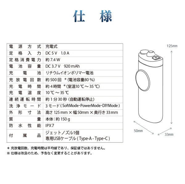 【Regalino】Regalino 口袋式沖牙器 白色{6月14截單;預計10-14 工作天發貨}