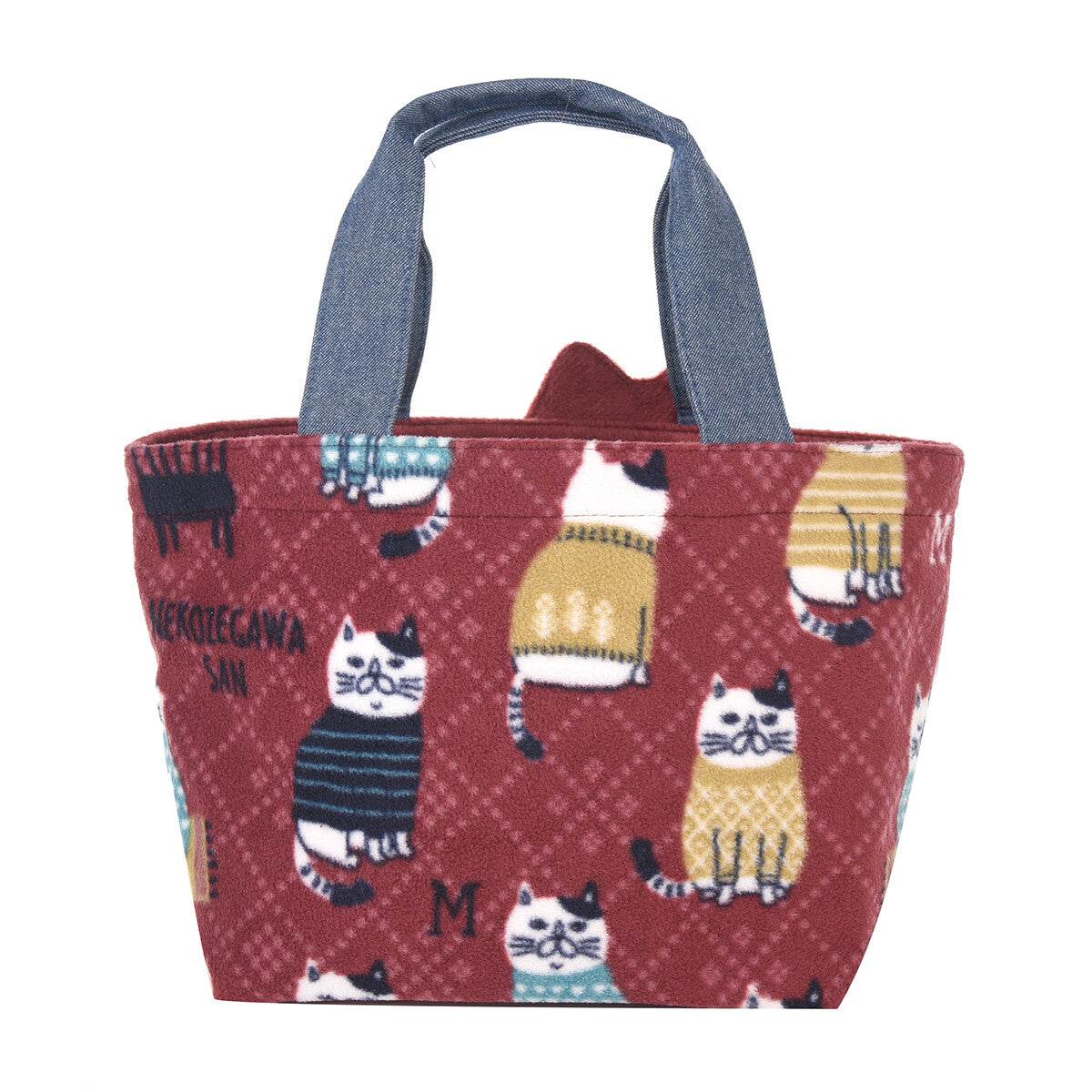 日本JP 直 送  Nekozegawa 羊毛 Hami 口袋包 貓{11月30截單;預計10-14工作天發貨｝