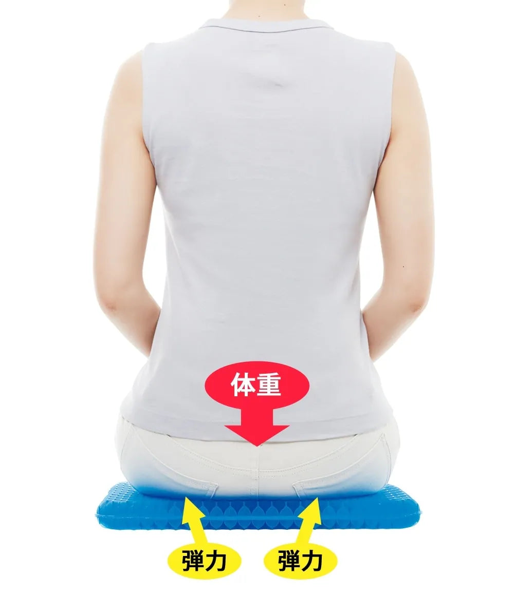 日本NEEDS LABO腰頸舒壓矽膠墊丨人體工學矽膠矯姿坐墊丨減低壓力高達 68%丨減少肌肉及腰背痛    {8月2截單;預計10-14 工作天發貨}
