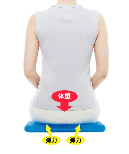 日本NEEDS LABO腰頸舒壓矽膠墊丨人體工學矽膠矯姿坐墊丨減低壓力高達 68%丨減少肌肉及腰背痛    {8月2截單;預計10-14 工作天發貨}