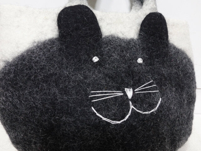 曰本JP直送 【2025新品】毛氈貓臉包 {11月30截單;預計10-14工作天發貨｝