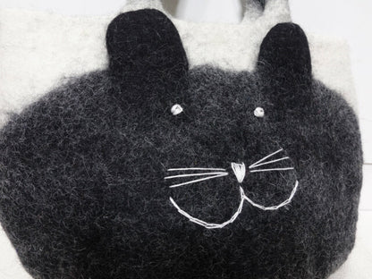 曰本JP直送 【2025新品】毛氈貓臉包 {11月30截單;預計10-14工作天發貨｝