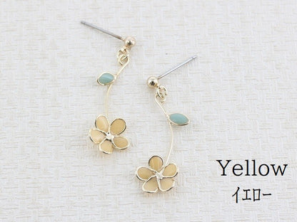 曰本JP直送  [鈦金耳環] 小花朵耳環｛11月30截單;預計10-14工作天發貨｝