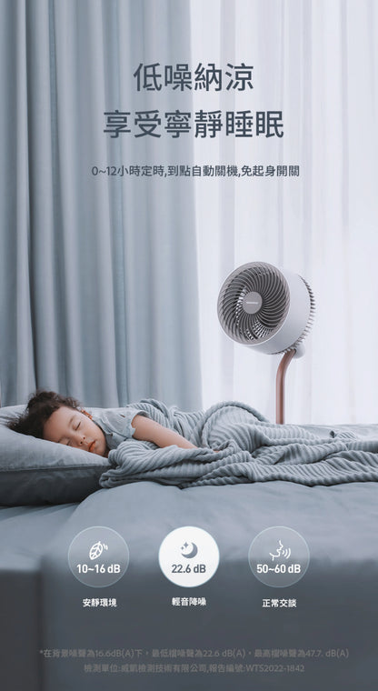 韓國 Daewoo F30 Pro 空氣循環扇 |智能調速 |內置磁吸香薰盒 |韓風簡約設計  {3月15截單;預計10-14 工作天發貨}