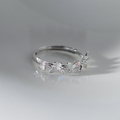 韓國戒指，均碼，925鍍銀，S925戒指，925銀{11月30截單;預計10-14工作天發貨｝