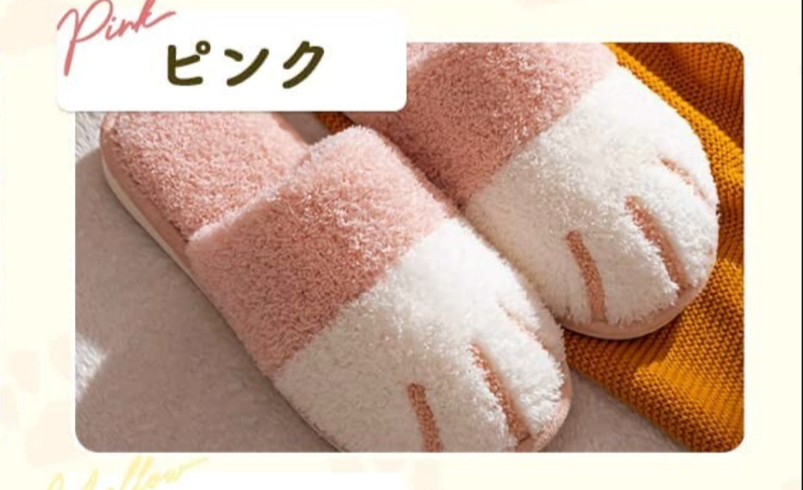 日本JP直送  貓爪拖鞋       {7月12截單;預計10-14 工作天發貨}