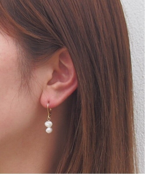 [日本製] 淡水珍珠鉤耳環｛11月30截單;預計10-14工作天發貨｝