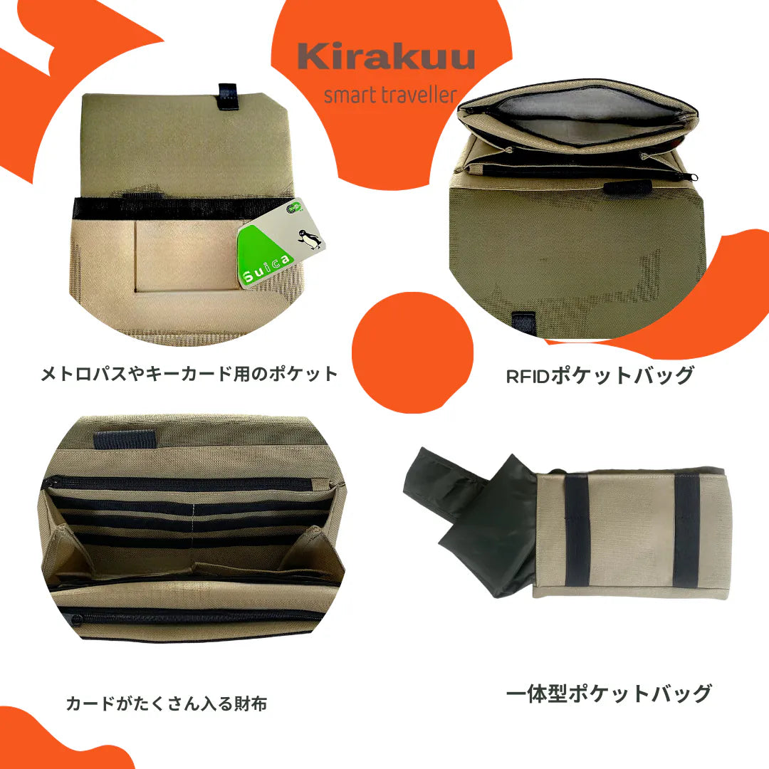 Kirakuu New 3 ways travel bag {3月15截單;預計10-14 工作天發貨}