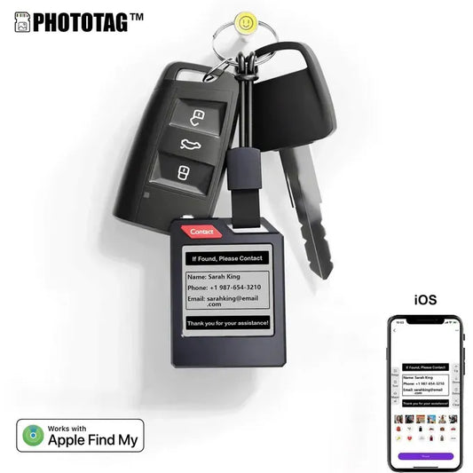 PHOTOTAG 彩色電子智能防丟定位器【10/19 截單，預計 :10月尾至11月中發貨】