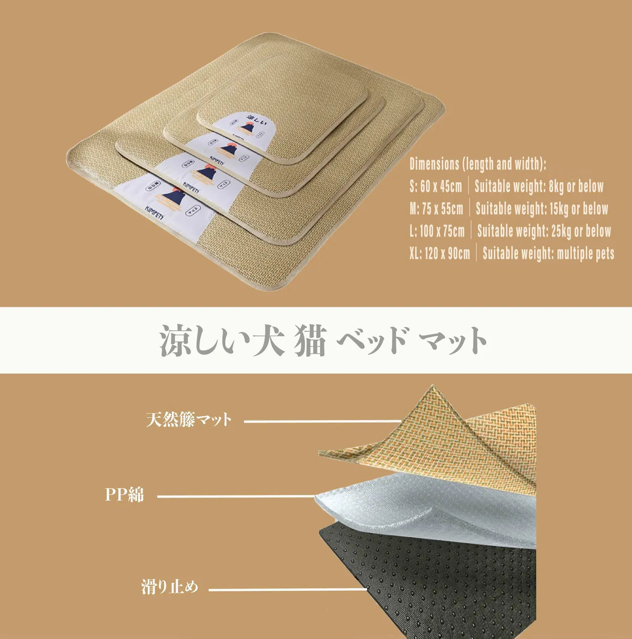 寵物散熱涼蓆-內外全透氣，能快速疏散熱氣      {8月2截單;預計10-14 工作天發貨}