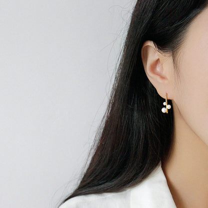 曰本JP直送  純銀耳環，附抽繩袋{11月30截單;預計10-14工作天發貨｝