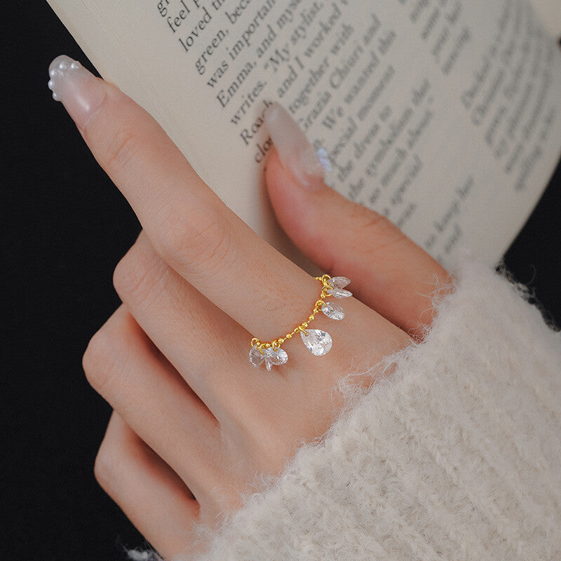 韓國戒指，均碼，925鍍銀，S925戒指，925銀戒指｛11月30截單;預計10-14工作天發貨｝