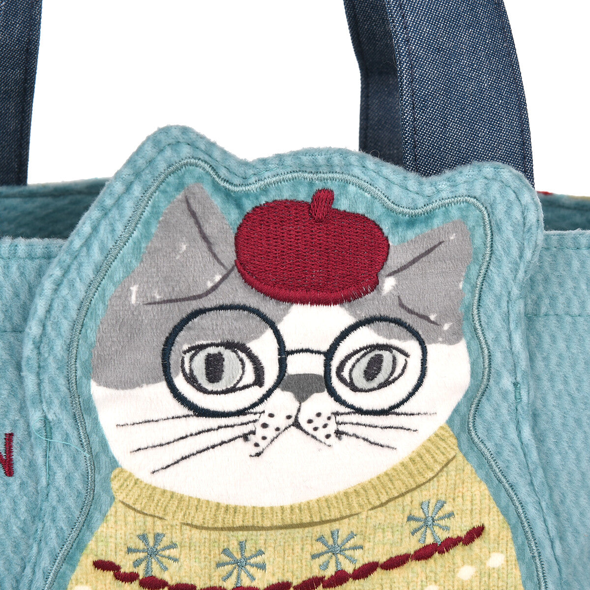 日本JP 直 送  抓絨動物圖案 Hami 口袋包（貓咪）{11月30截單;預計10-14工作天發貨｝