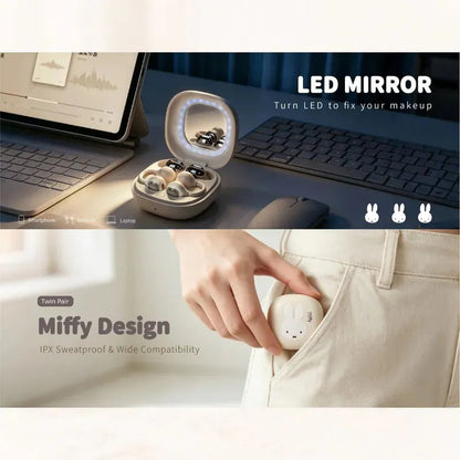 miffy 二合一雙享無線耳機【9/20 截單，預計 :9月尾至10月中發貨】