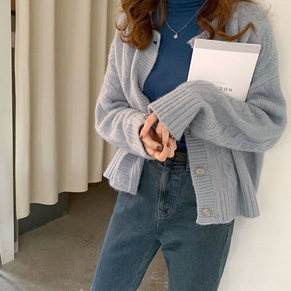 日本JP直送 開襟衫《麻花針織開襟衫，3色可選》{11月30截單;預計10-14工作天發貨｝