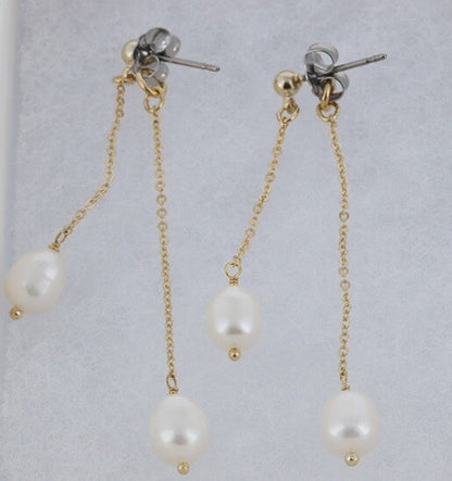 [日本製] 淡水珍珠耳環｛11月30截單;預計10-14工作天發貨｝