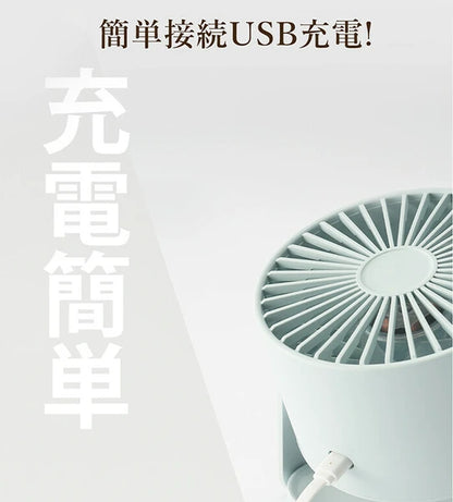 日本JP直送檯扇 PRO 桌上型超大風量頸扇 桌上型小風扇 USB 方便攜帶送   {10月30截單;預計10-14 工作天發貨}