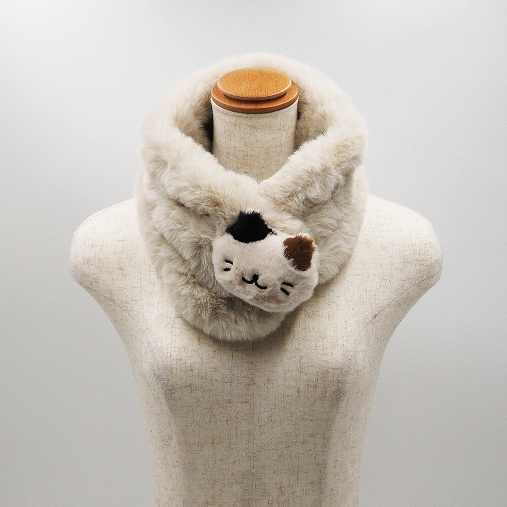 日本JP 直送   2025秋冬新款圍巾：再生環保貓毛披肩  {1月31截單;預計10-14工作天發貨｝