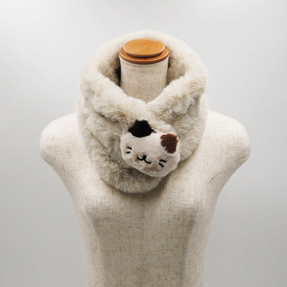 日本JP 直送   2025秋冬新款圍巾：再生環保貓毛披肩  {1月31截單;預計10-14工作天發貨｝