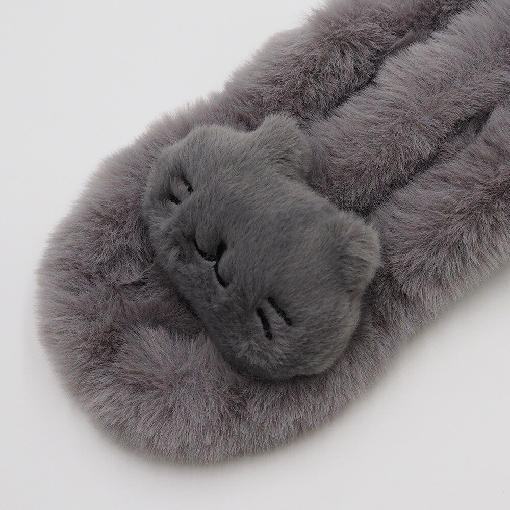 日本JP 直送   2025秋冬新款圍巾：再生環保貓毛披肩  {1月31截單;預計10-14工作天發貨｝