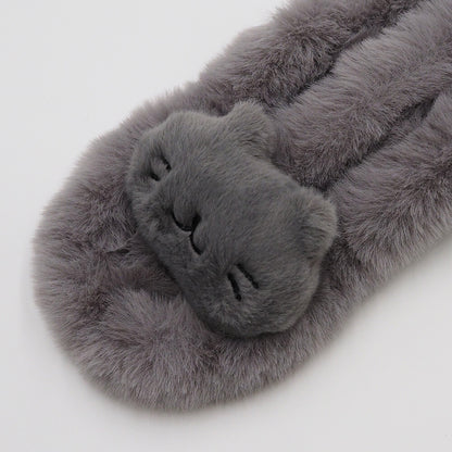 日本JP 直送   2025秋冬新款圍巾：再生環保貓毛披肩  {1月31截單;預計10-14工作天發貨｝