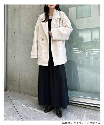 曰本JP直送  中長羊毛剪裁大衣（純色/格紋）{11月30截單;預計10-14工作天發貨｝