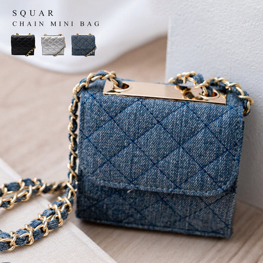 日本JP直送  [鏈條] [絎縫] 迷你包｛11月30截單;預計10-14 工作天發貨｝