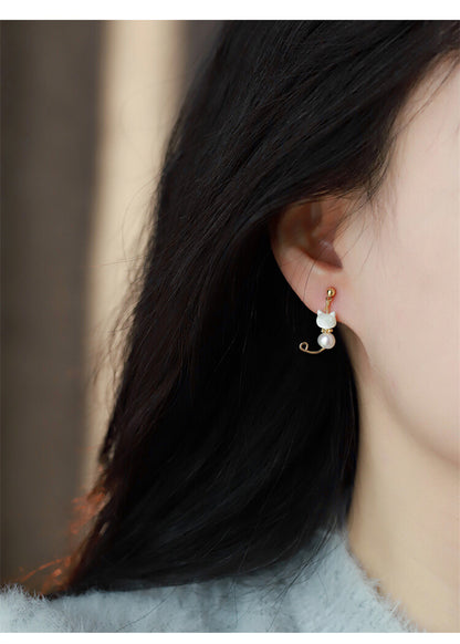 曰本JP直送  熱門貓耳環、耳環、耳環“2025年新品”｛11月30截單;預計10-14工作天發貨｝