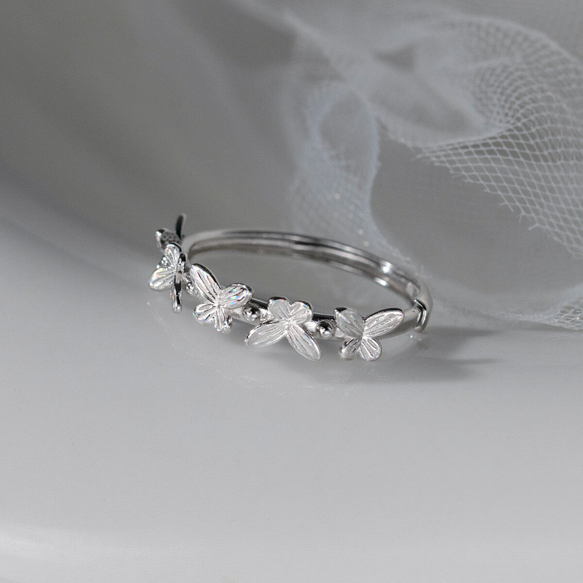 韓國戒指，均碼，925鍍銀，S925戒指，925銀{11月30截單;預計10-14工作天發貨｝