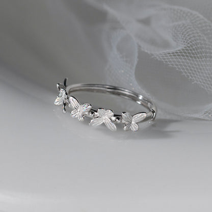 韓國戒指，均碼，925鍍銀，S925戒指，925銀{11月30截單;預計10-14工作天發貨｝