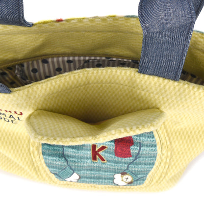 日本JP 直 送  抓絨動物圖案 Hami 口袋包（貓咪）{11月30截單;預計10-14工作天發貨｝