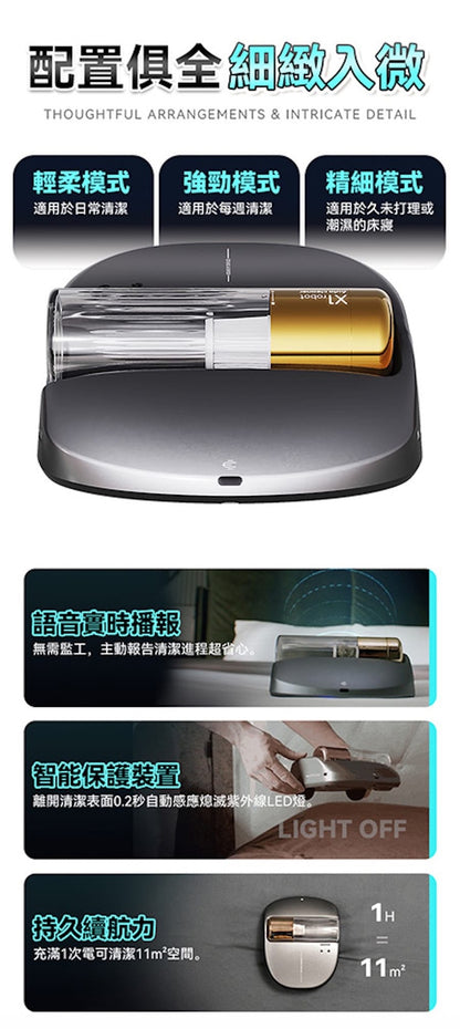 Creatulize 智能無人全面Clean 360°可視化超微吸殺菌消毒除蟎器      {8月2截單;預計10-14 工作天發貨}