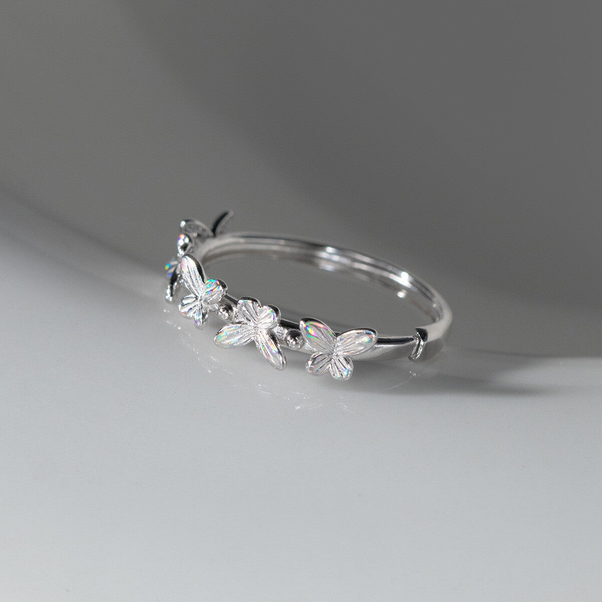 韓國戒指，均碼，925鍍銀，S925戒指，925銀{11月30截單;預計10-14工作天發貨｝