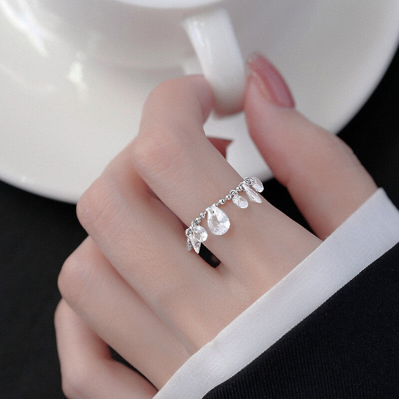 韓國戒指，均碼，925鍍銀，S925戒指，925銀戒指｛11月30截單;預計10-14工作天發貨｝