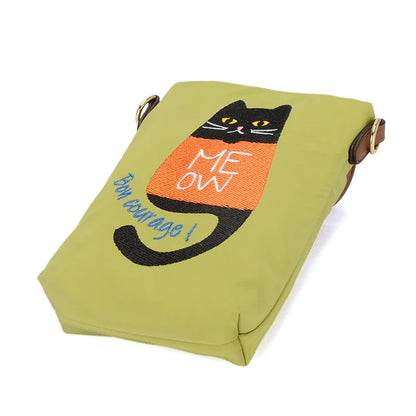 日本JP 直送  【2025年熱銷補貨】超人氣刺繡手提包/單肩包【Chial】女士貓咪輕便包{11月30截單;預計10-14工作天發貨｝