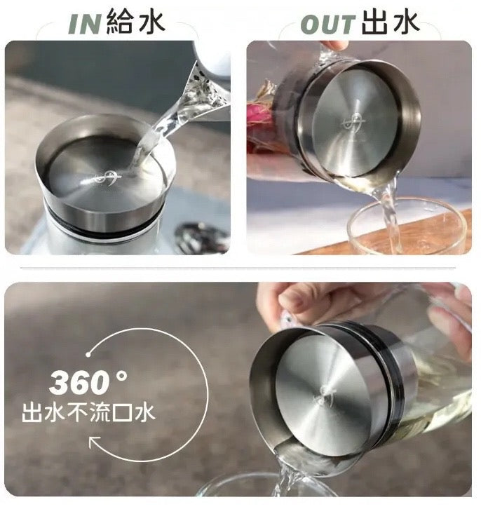 台灣製造 Driver甘丹茶壺｜出水專利結構｜沖茶｜可使用微波爐加熱           {8月2截單;預計10-14 工作天發貨}