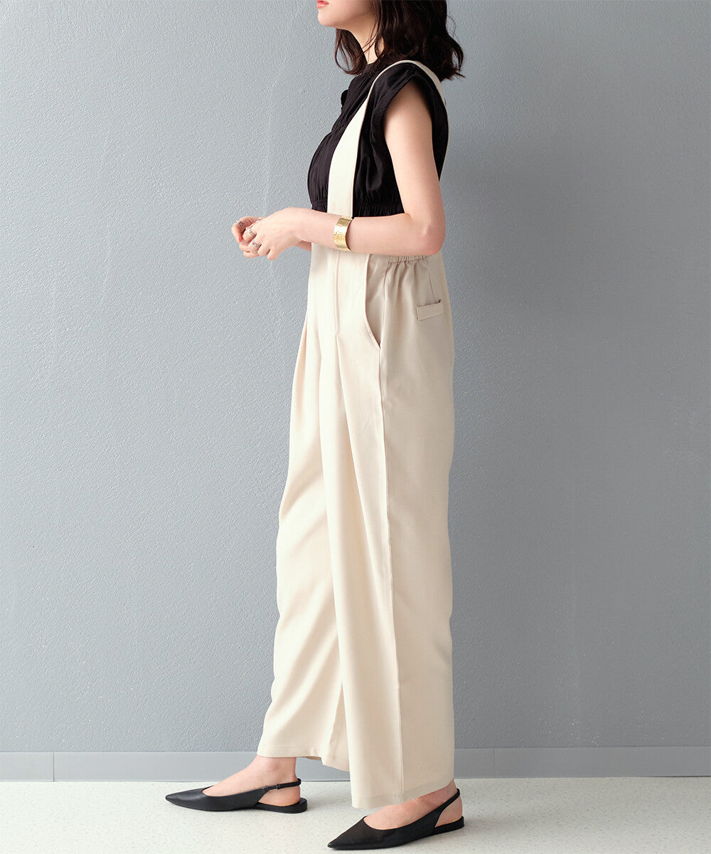 日本JP直送 【2025新品♪】後背帶設計工裝褲{11月30截單;預計10-14工作天發貨｝