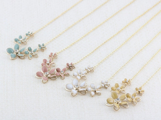 曰本JP直送  小巧花朵項鍊｛11月30截單;預計10-14工作天發貨｝