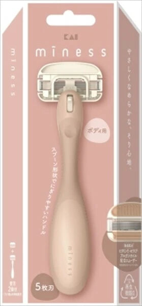 日本JP直送MINESS 身體刮鬍刀（含 2 個替換刀片）[女士刮鬍刀] {10月30截單;預計10-14 工作天發貨}