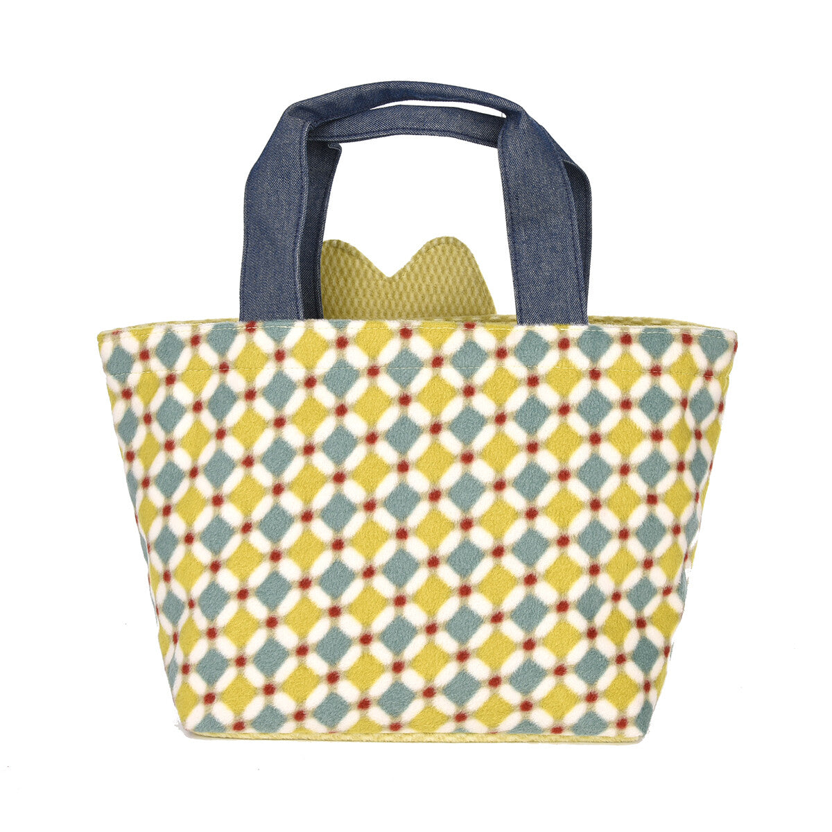 日本JP 直 送  抓絨動物圖案 Hami 口袋包（貓咪）{11月30截單;預計10-14工作天發貨｝