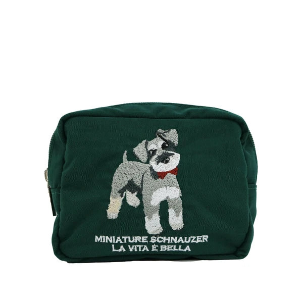 日本JP直送  [2025SS 新品] 動物刺繡小袋 貓咪 雪納瑞 鬥牛犬   {7月12截單;預計10-14 工作天發貨}
