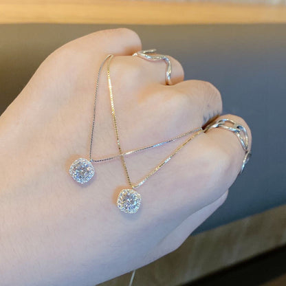 韓國項鍊，女士項鍊，925鍍銀項鍊，銀項鍊戒指｛11月30截單;預計10-14工作天發貨｝