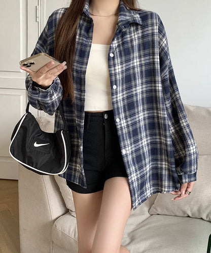 日本JP直送  襯衫《法式格紋襯衫，7色可選》{11月30截單;預計10-14工作天發貨｝