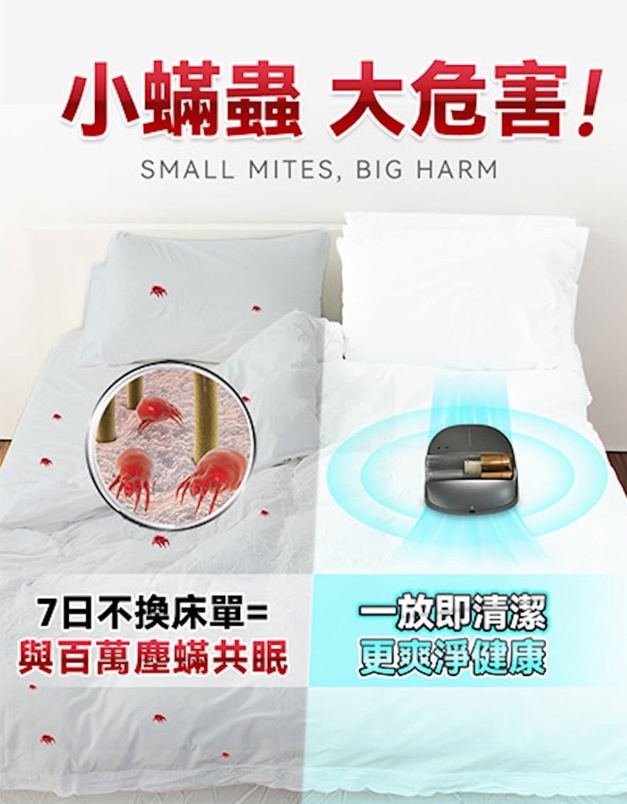 Creatulize 智能無人全面Clean 360°可視化超微吸殺菌消毒除蟎器      {8月2截單;預計10-14 工作天發貨}