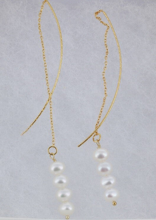 [日本製] 淡水珍珠耳環｛11月30截單;預計10-14工作天發貨｝