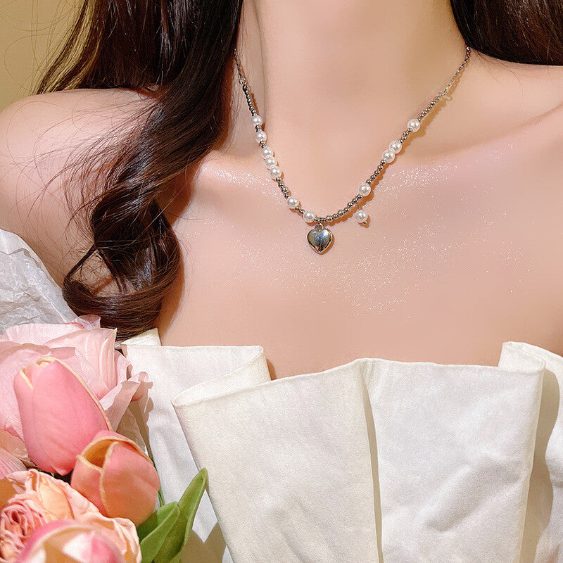 韓國項鍊，女士項鍊，925鍍銀項鍊，銀項鍊｛11月30截單;預計10-14工作天發貨｝