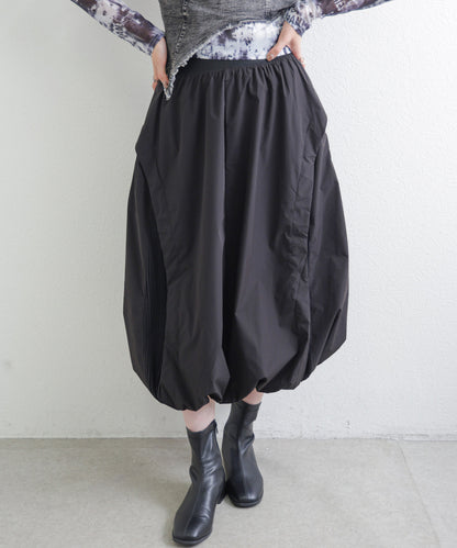 日本JP直送  全新 2025aw 側褶燈籠裙{11月30截單;預計10-14工作天發貨｝